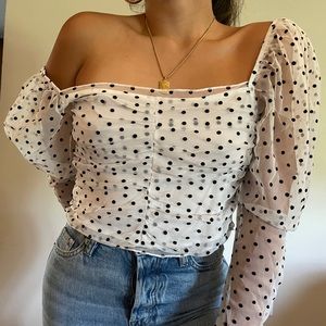 H&M Polkadot Blouse